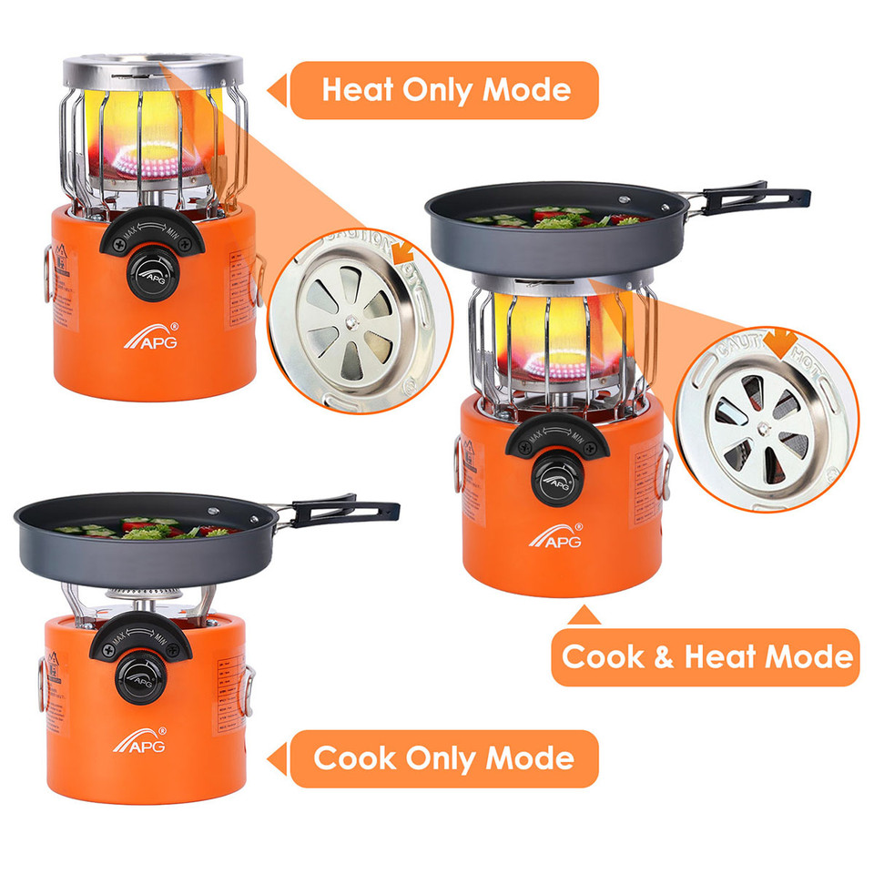 APG® 2000W 2-in-1 Camping Stove Heater product image