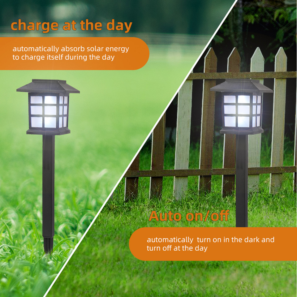 White LED Solar Landscape Lighting (6- or 8-Pack) product image