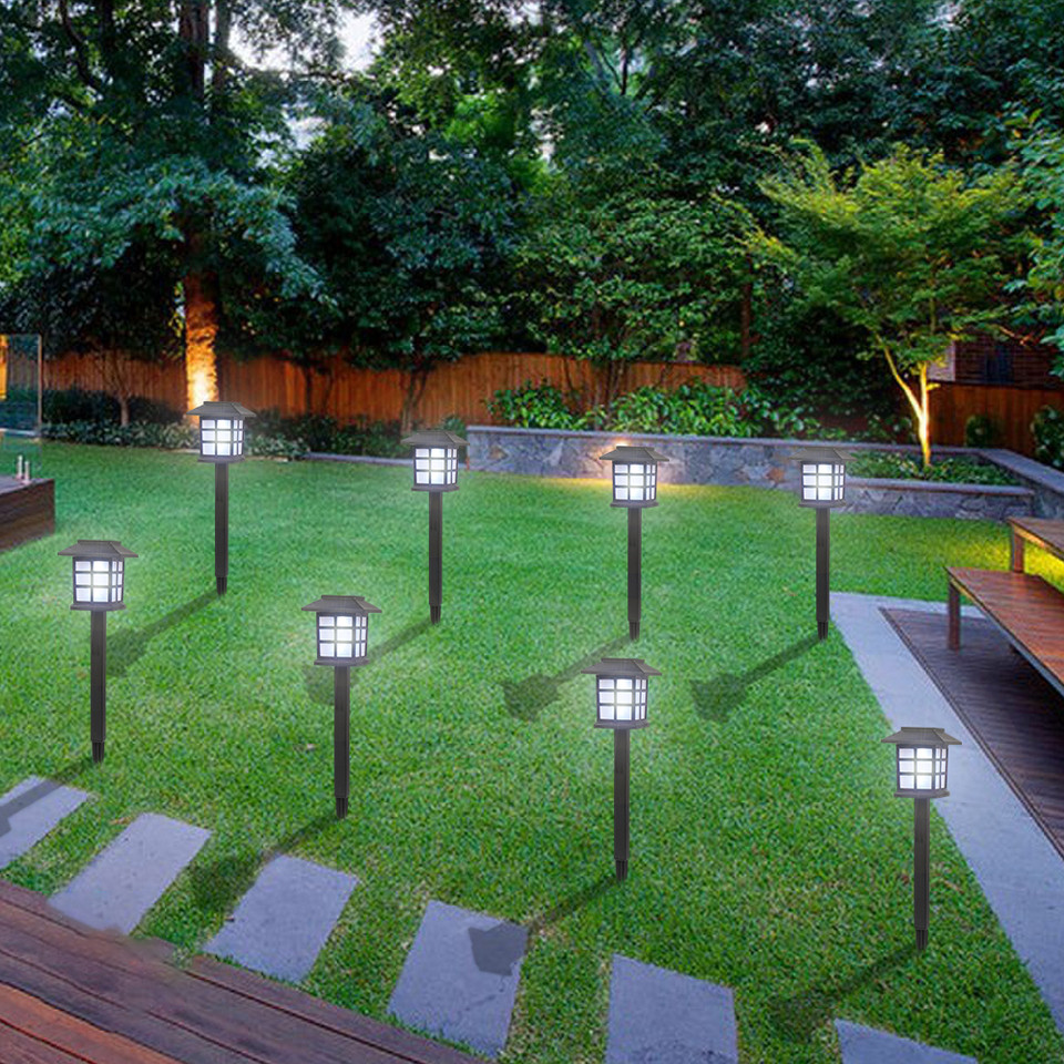 White LED Solar Landscape Lighting (6- or 8-Pack) product image