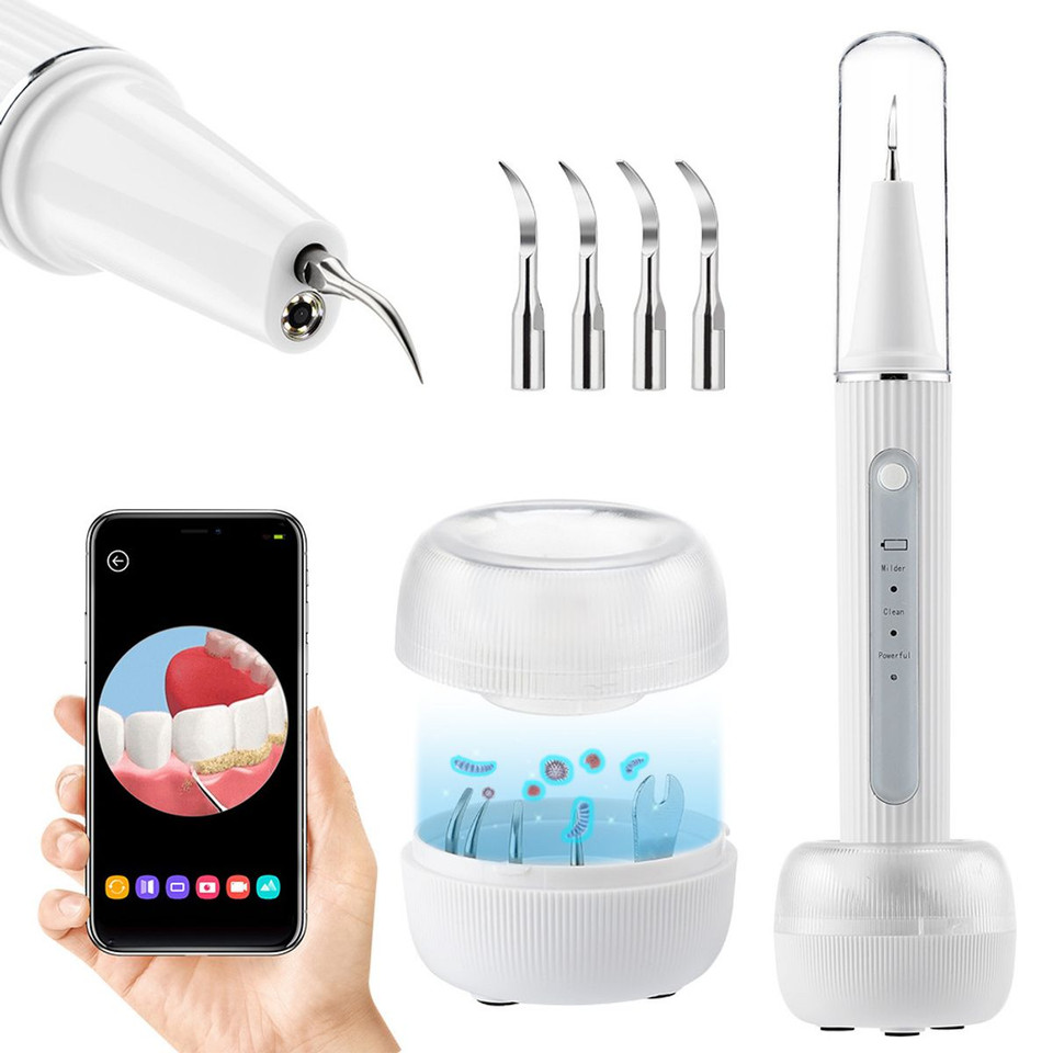 Electric Ultrasonic Dental Scaler Calculus Oral Tartar Remover Tooth Stain Cleaner Teeth Cleaner Plaque Remover product image
