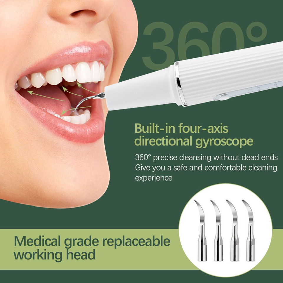 Electric Ultrasonic Dental Scaler Calculus Oral Tartar Remover Tooth Stain Cleaner Teeth Cleaner Plaque Remover product image