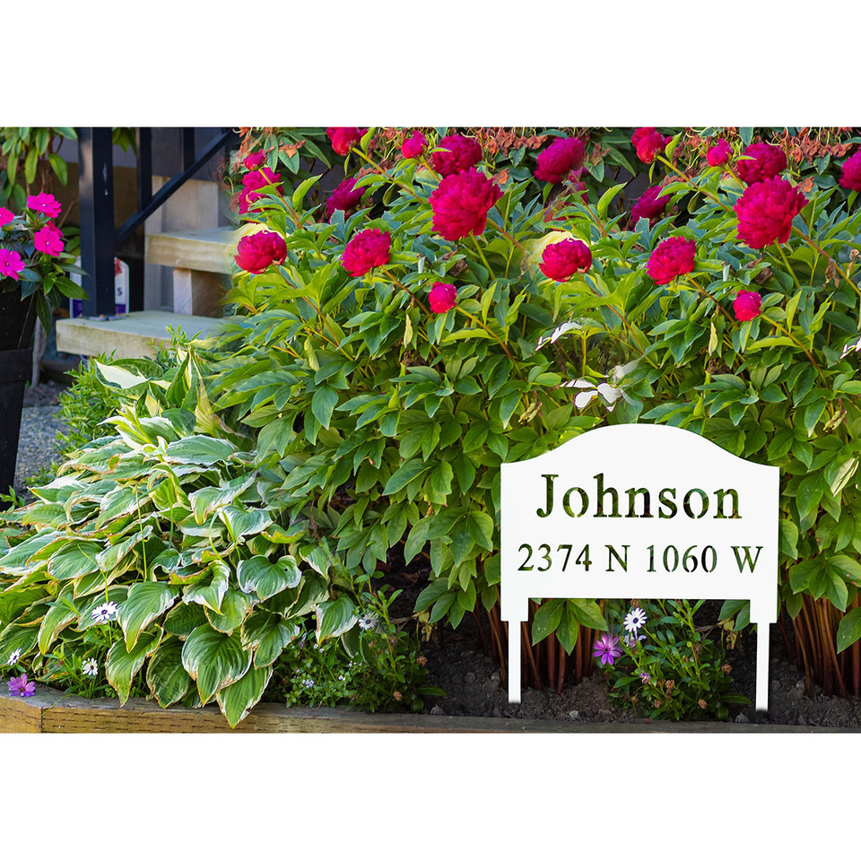 Personalized Staked Address Yard Sign product image