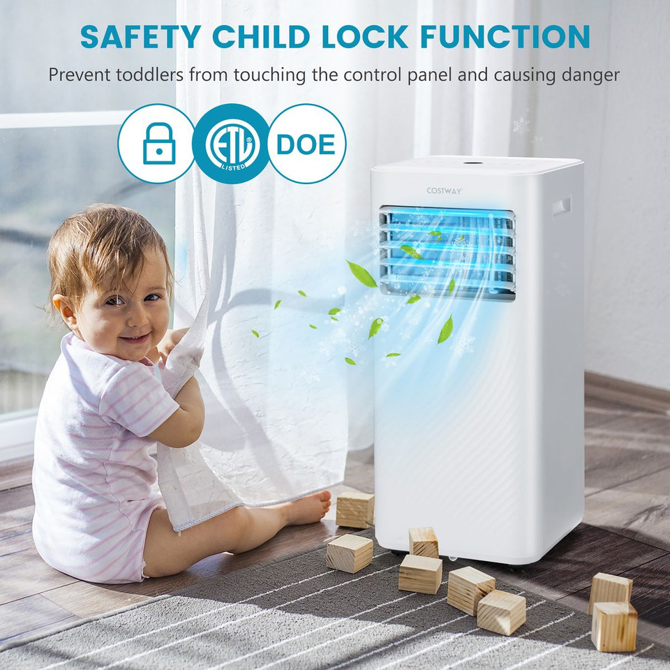 Costway 5000 BTU Portable 4-in-1 Air Conditioner Unit product image
