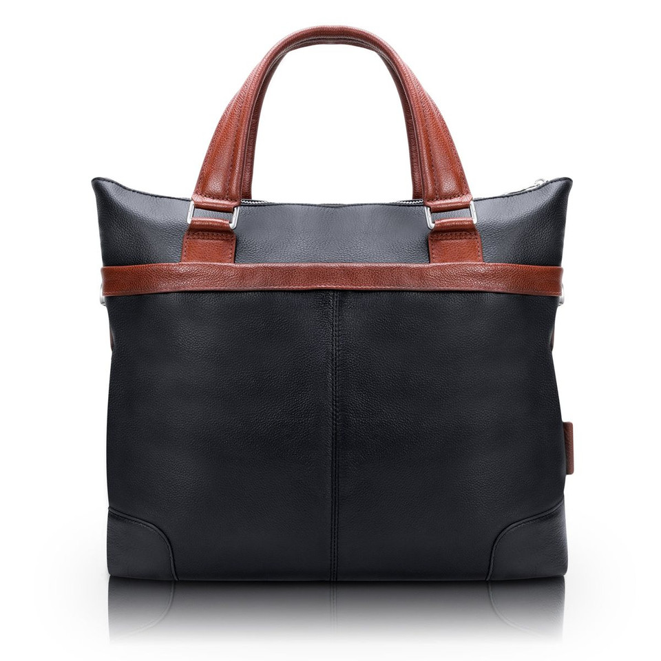 Eastward 15” Leather Two-Tone Tablet and Laptop Briefcase product image