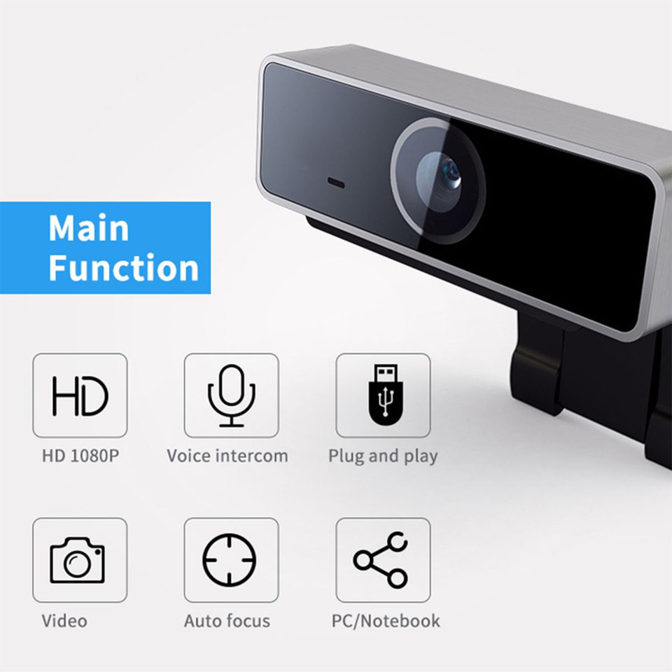 iMounTEK® USB Plug-and-Play 1080p FHD Webcam product image