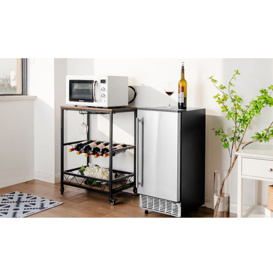 115V Free-Standing Undercounter Built-in Ice Maker with Self-Cleaning product image