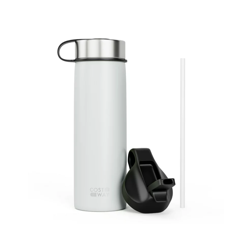 Costway 22 oz Insulated Stainless Steel Water Bottle with Straw product image