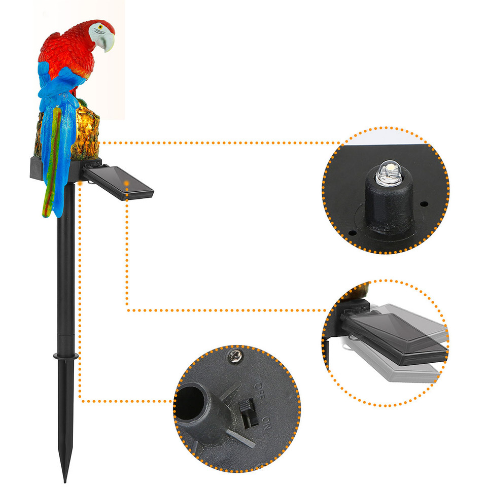 SolaREK Solar Garden Parrot Light product image