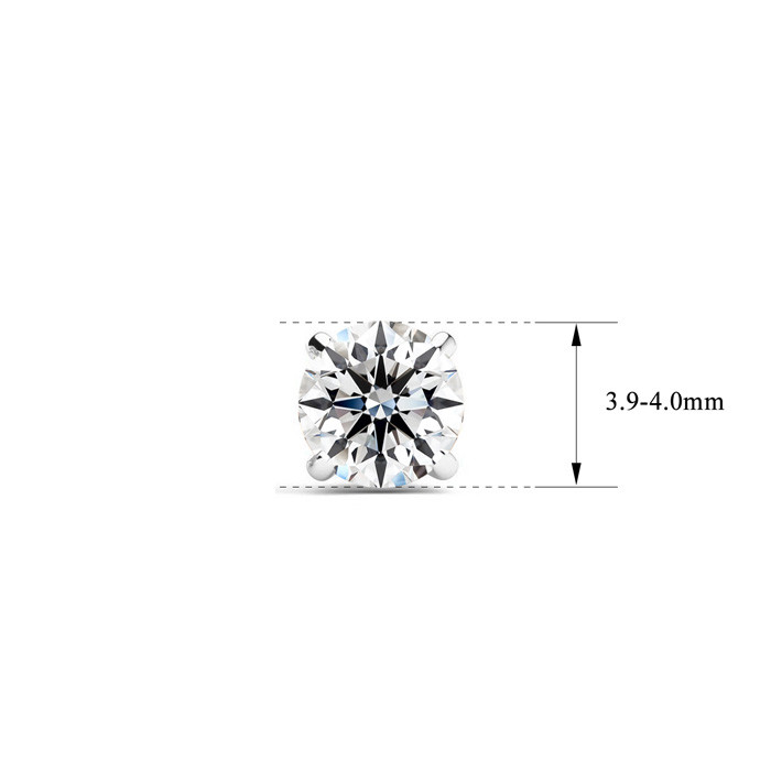 0.5CT Lab Created Diamond Stud Earrings in 14K Gold product image