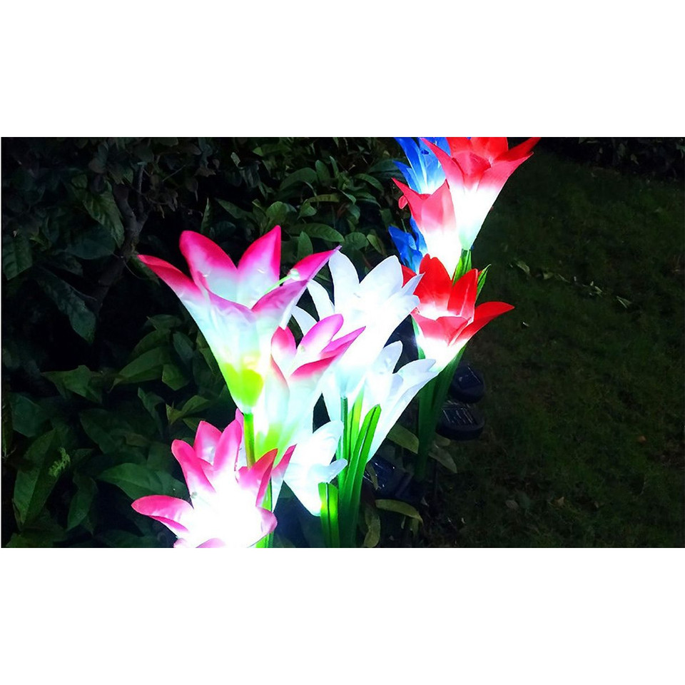 Solarek® Solar Lily Flower Garden Light (2 to 8-Pack) product image