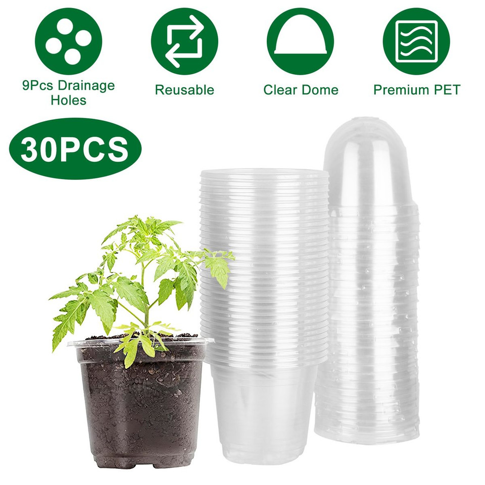 iMounTEK® Plant Nursery Pot with Lid (30-Pack) product image