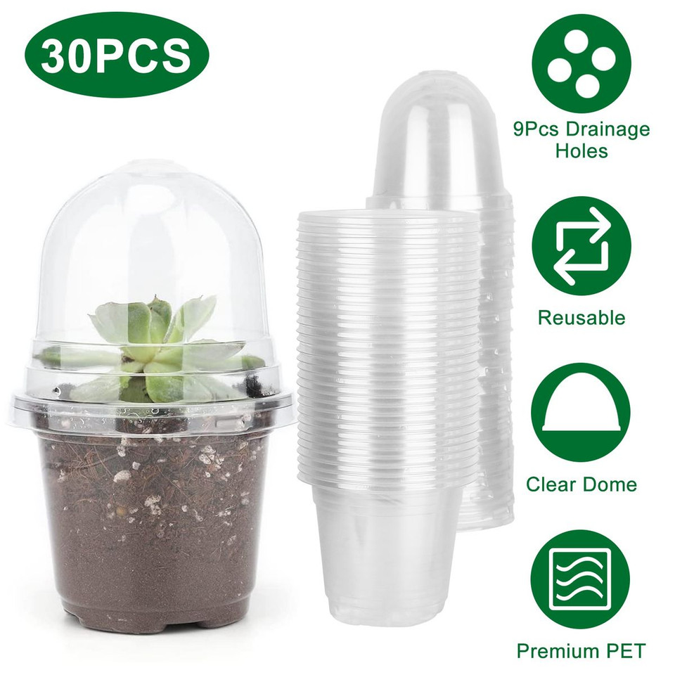 iMounTEK® Plant Nursery Pot with Lid (30-Pack) product image