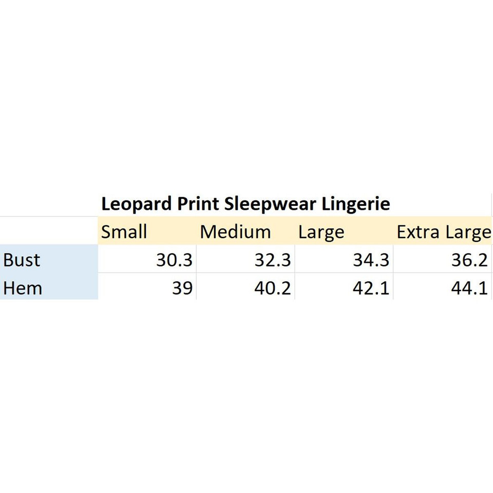 Women's Leopard Print Lingerie  product image