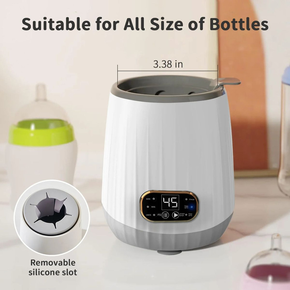Intelligent Electric Breastmilk Shaker, Constant Temperature Thawing And Heat Preservation Three-in-one Breastmilk Shaker Color White product image