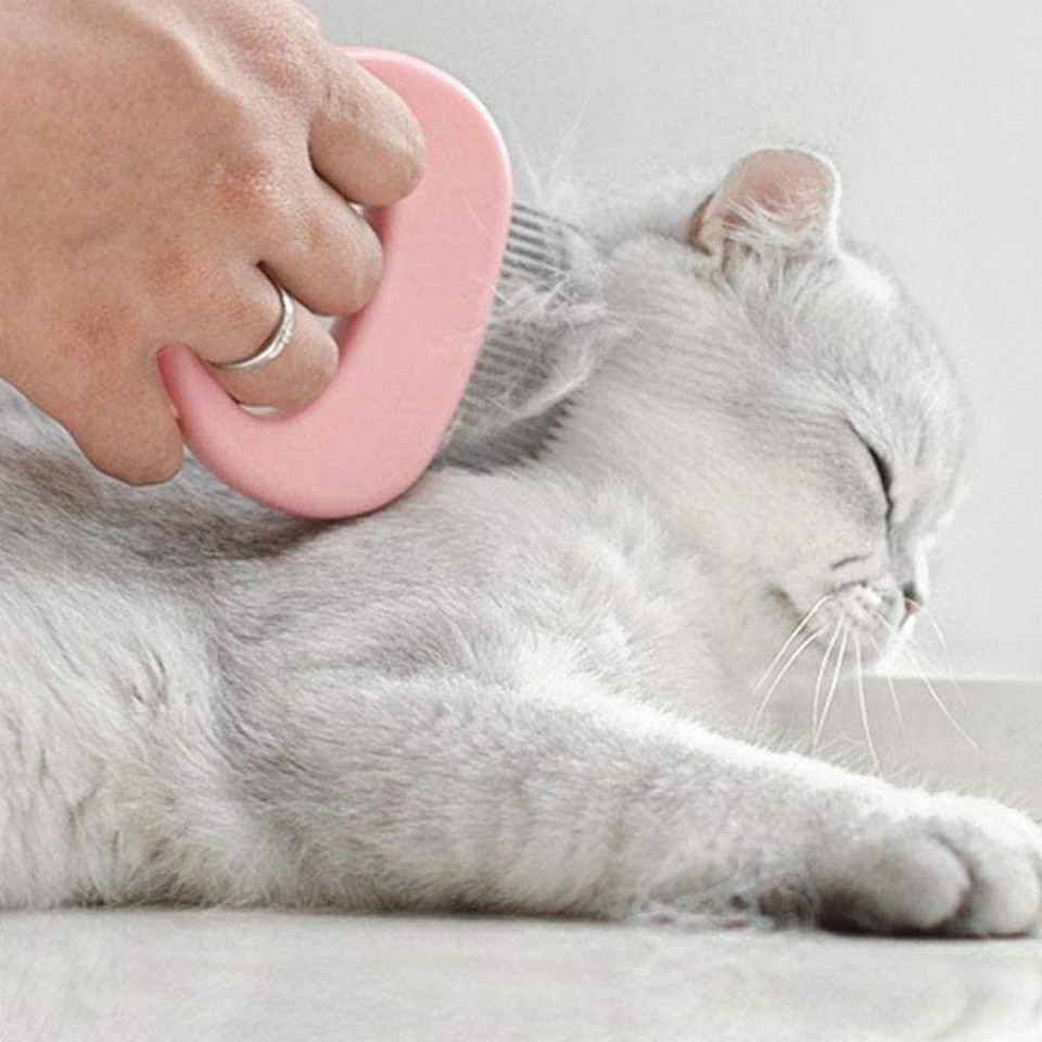 Pet Hair Removal Massaging Shell Comb (2-Pack) product image