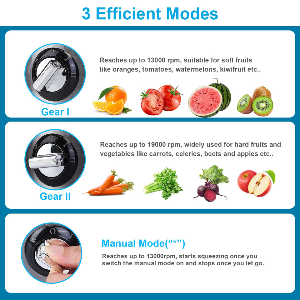 NewHome™ 1000W Centrifugal Juicer product image