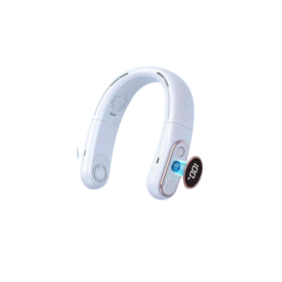 Portable USB Rechargeable Hanging Neck Fan product image