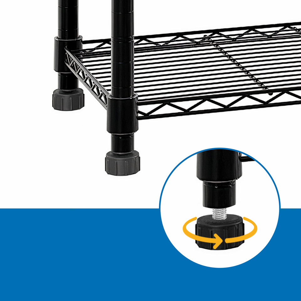 2-Piece Adjustable Heavy Duty Storage Shelving Unit product image