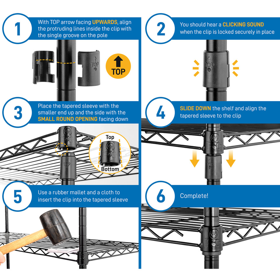 2-Piece Adjustable Heavy Duty Storage Shelving Unit product image
