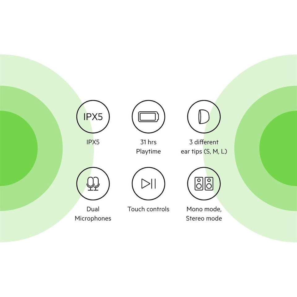 Belkin SoundForm Rise Ear Buds product image