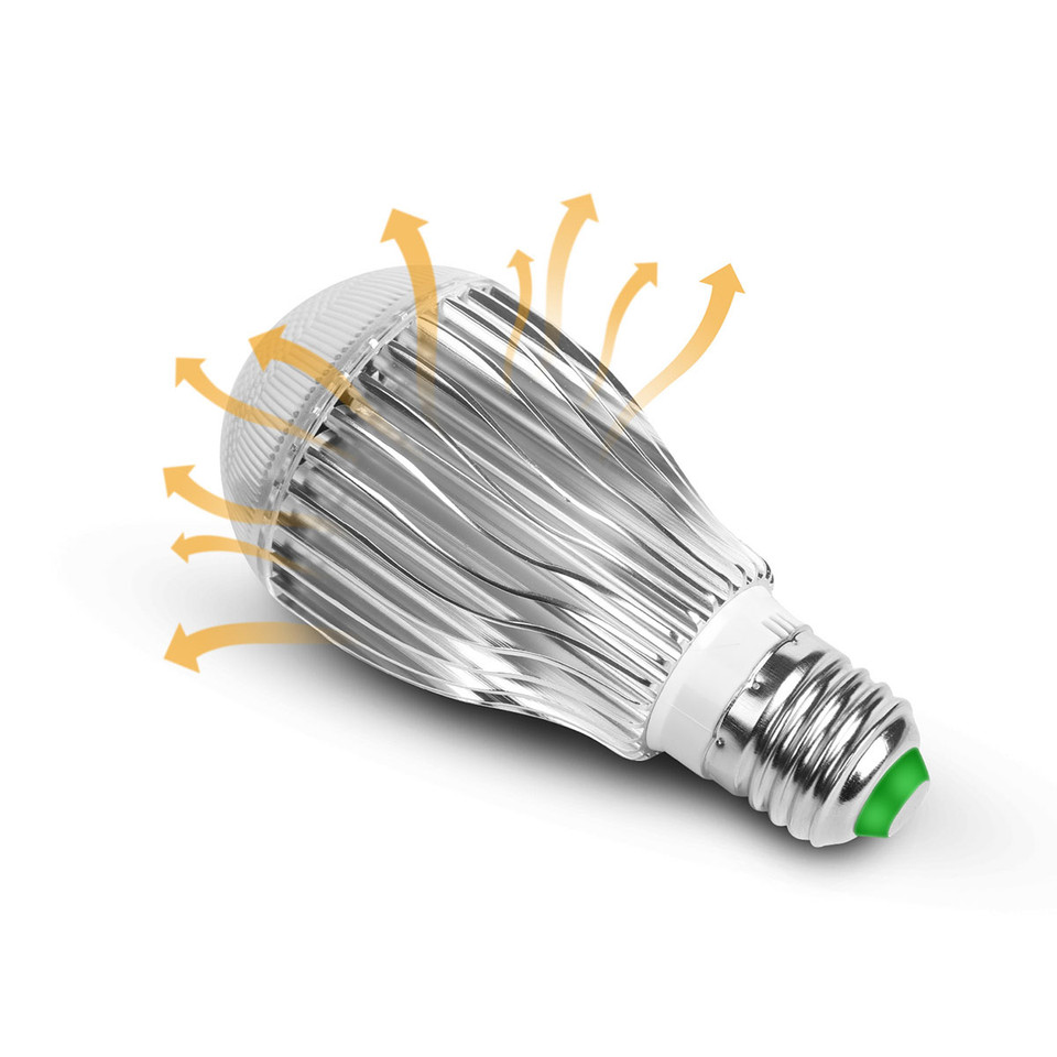 9W Color-Changing LED Light Bulb with Remote Control product image