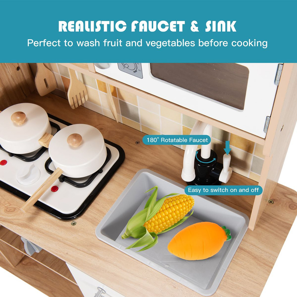 Wooden Kids' Pretend Kitchen product image