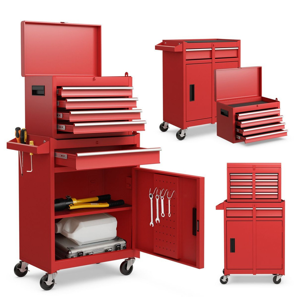 2-in-1 Tool Chest and Cabinet with 5 Drawers product image