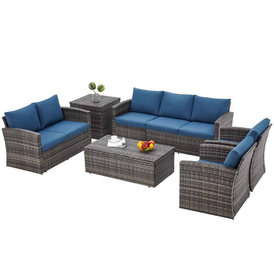 Outdoor Rattan 7-Piece Conversation Set product image