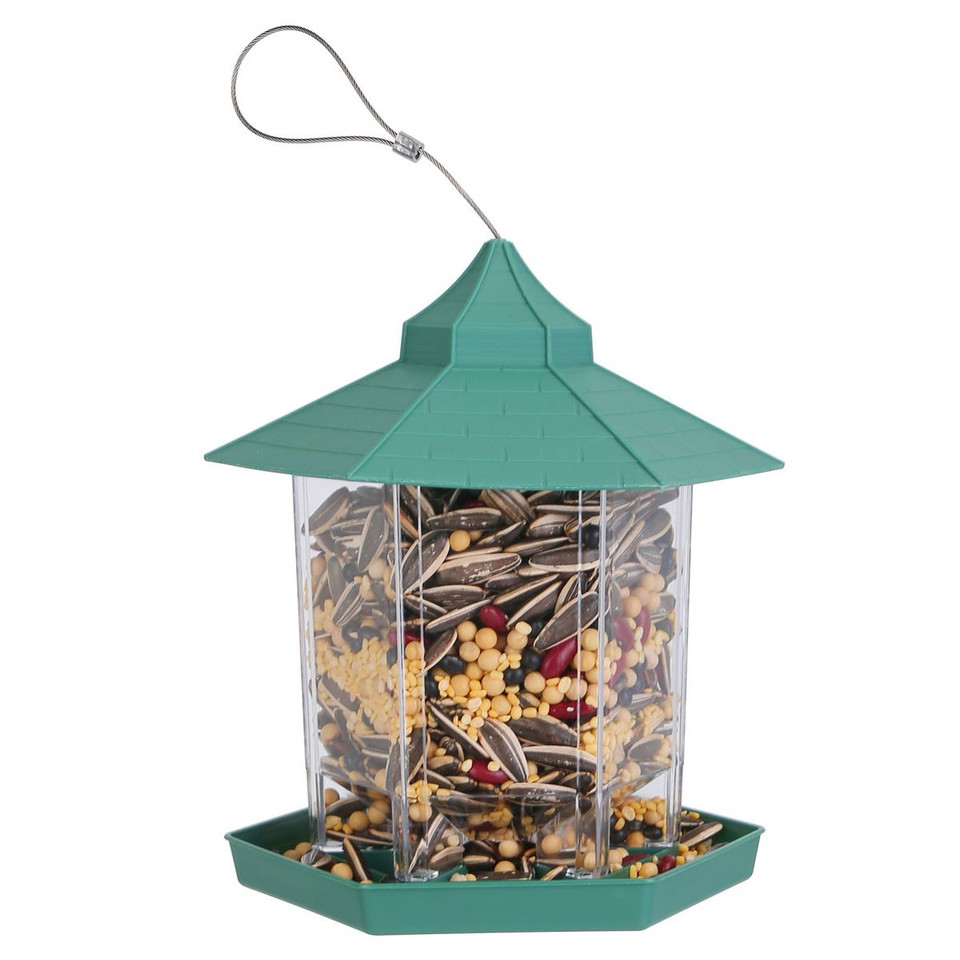 LakeForest® 6-Port Hanging Bird Feeder with Drainage Holes product image