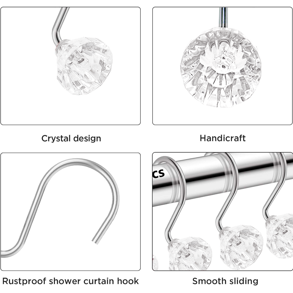 Shower Curtain Hook Rings (Set of 12) product image
