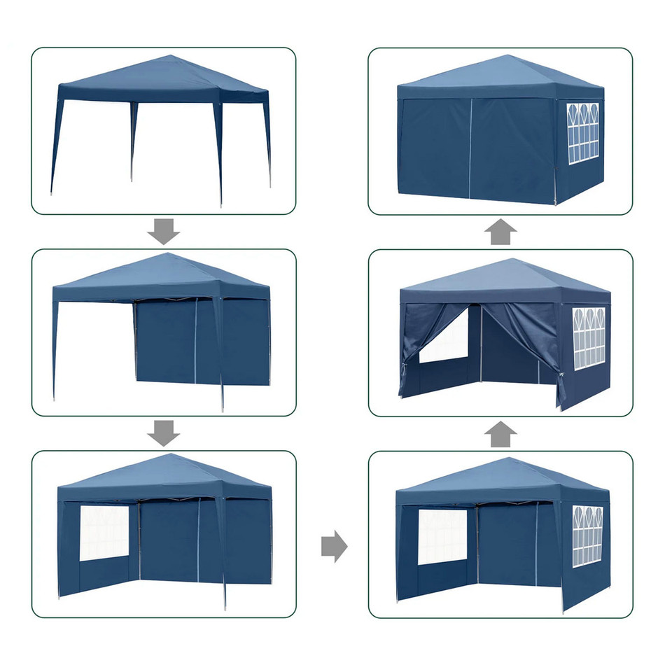 10' x 10' Canopy with 4 Removable Sidewalls product image