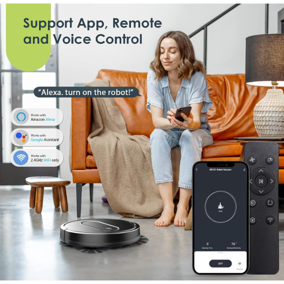 XIEBro HR1010 3-in-1 Self-Charging Robotic Vacuum product image