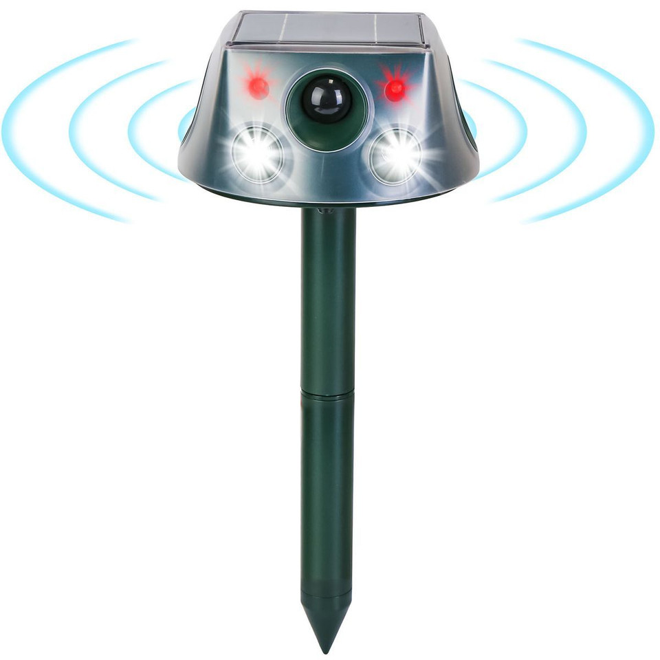LakeForest® Ultrasonic Solar Animal Repeller product image