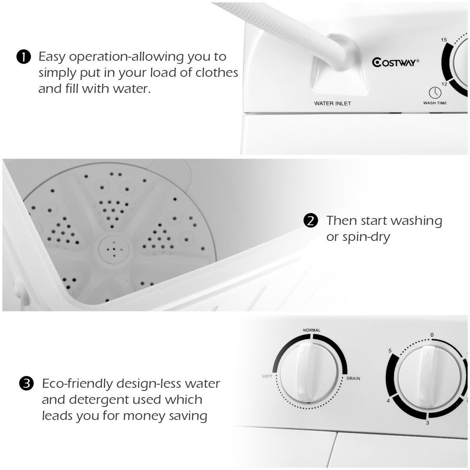 20-Pound Compact Twin Tub Washing Machine product image