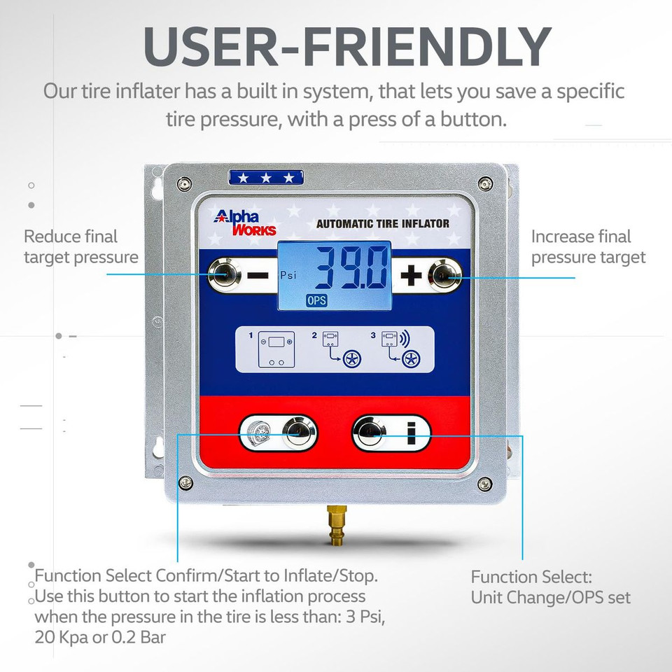 AlphaWorks Automatic Air Pressure Inflator product image