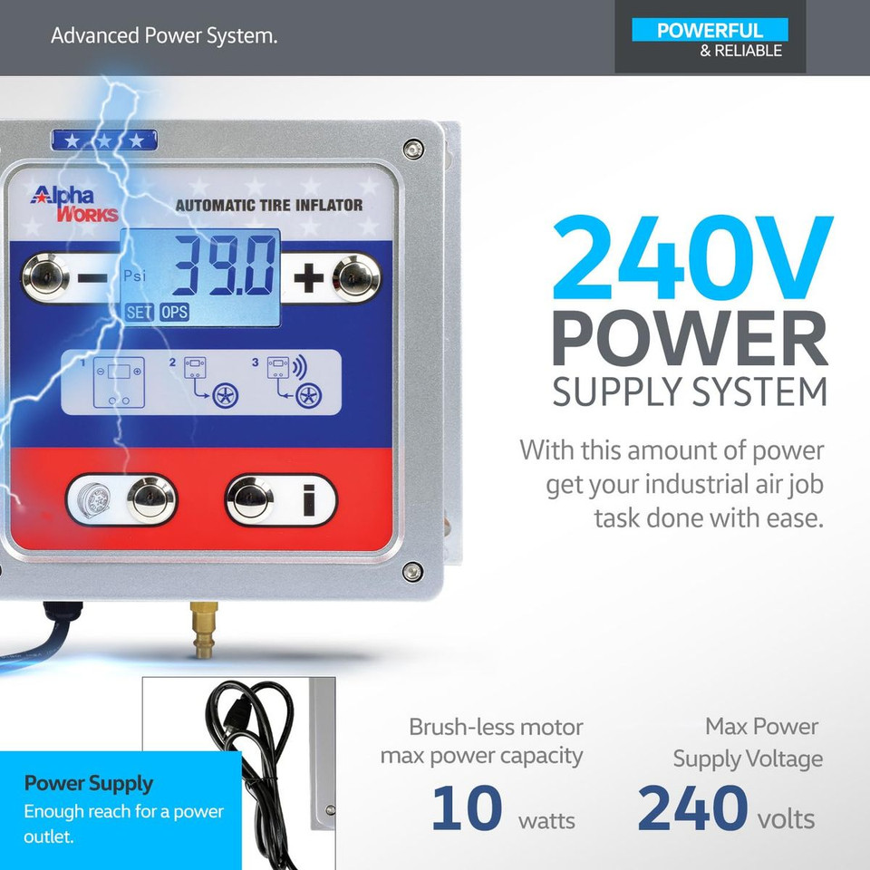 AlphaWorks Automatic Air Pressure Inflator product image