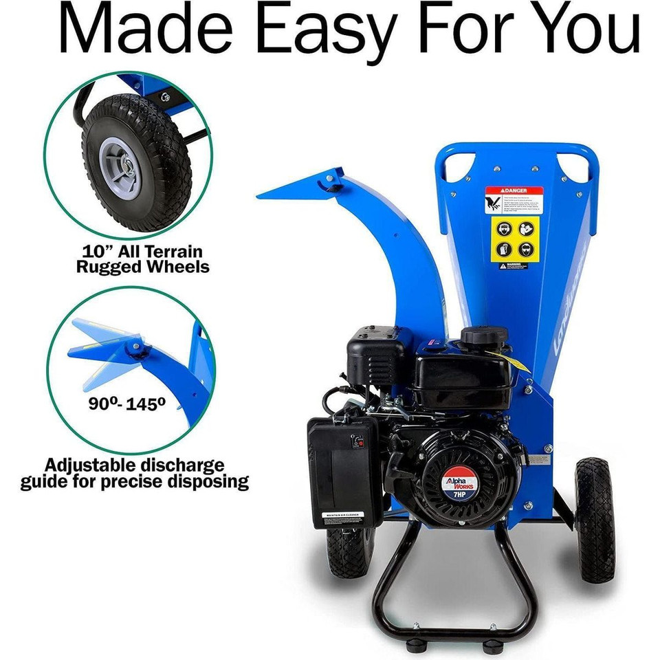 Landworks Mini Wood Chipper and Shredder product image