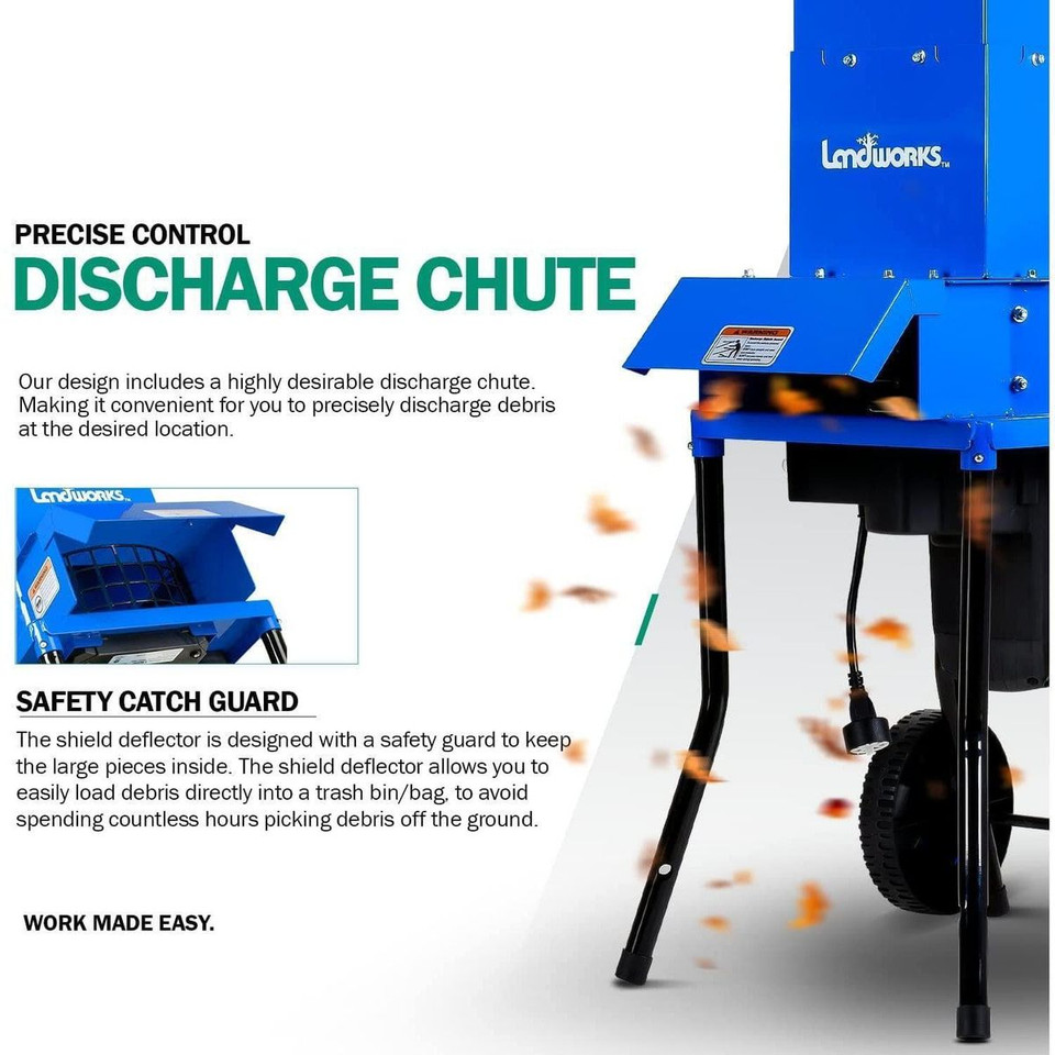 Landworks Electric Leaf Shredder and Mulcher product image