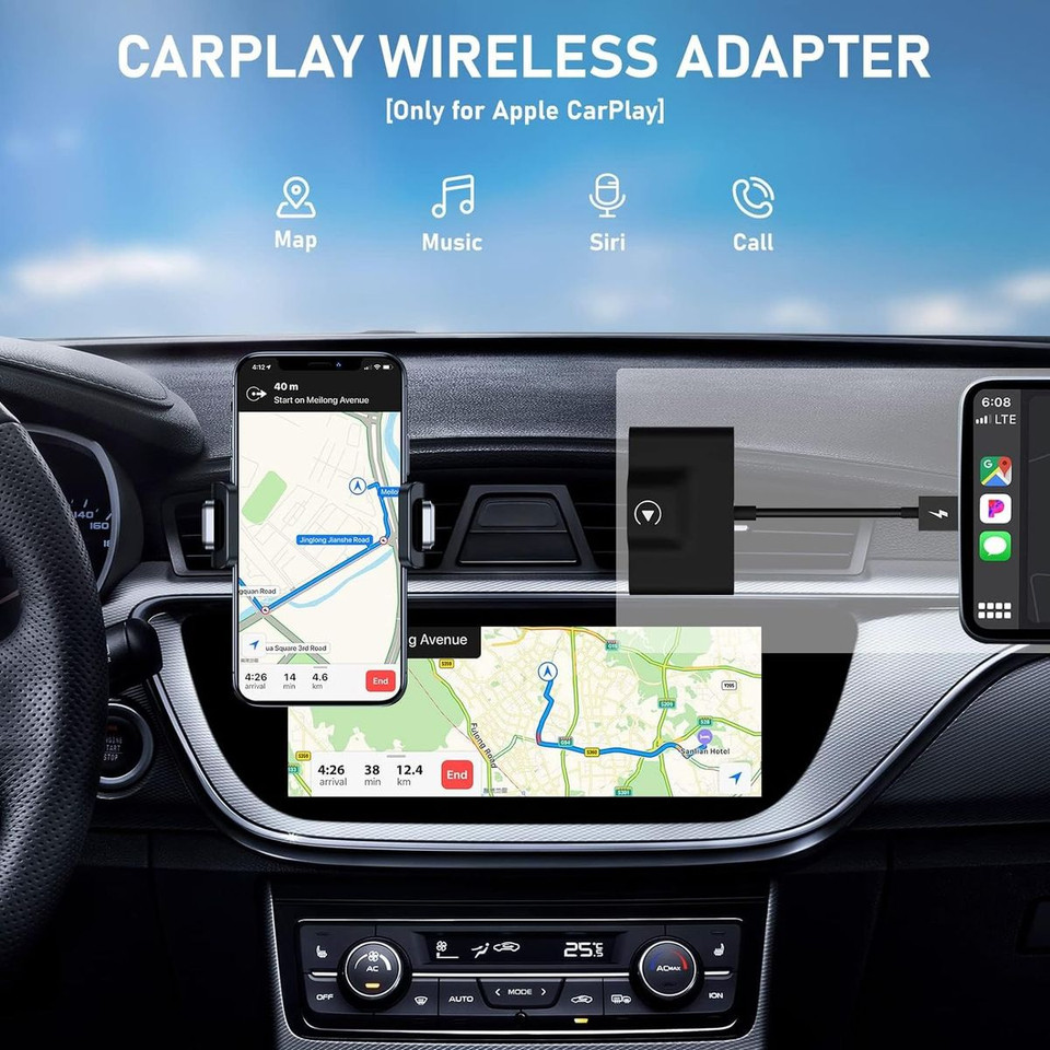 Teeran™ CarPlay Wireless Adapter for Wired CarPlay product image
