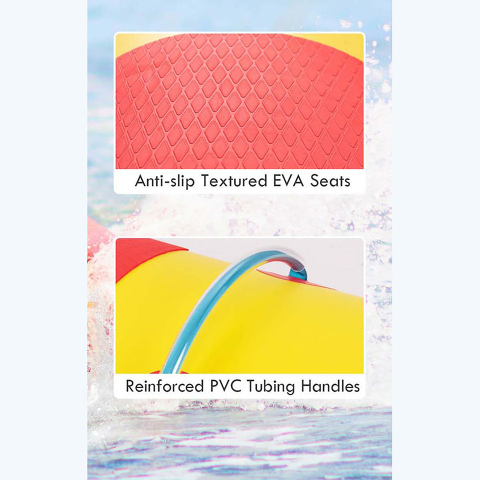 3-Person Inflatable Banana Boat with 500W Electric Air Pump & Carrying Bag product image