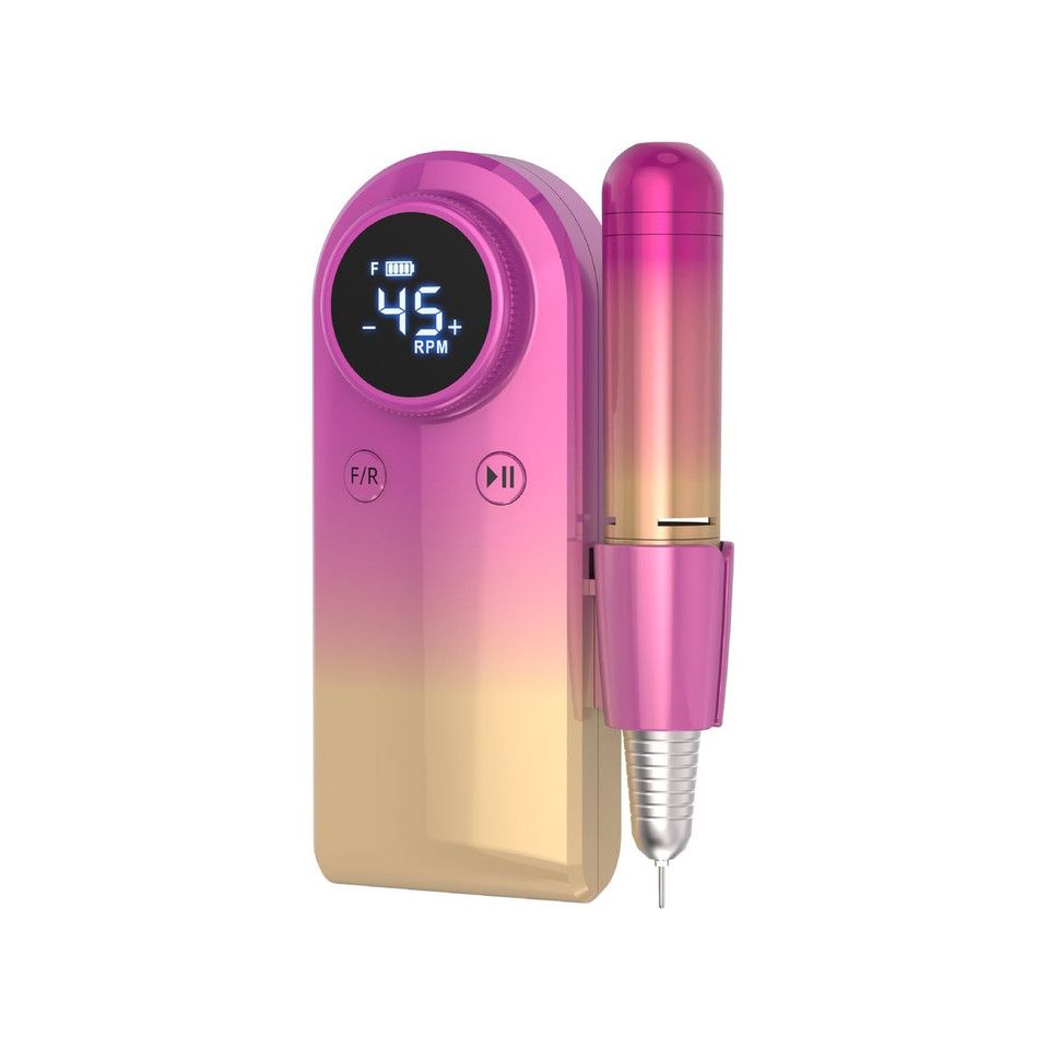 45000RPM Nail Drill Machine Rechargeable Nail File Nails Accessories Gel Nail Polish Sander Professional Tool Manicure Set Color Gradient Gold product image
