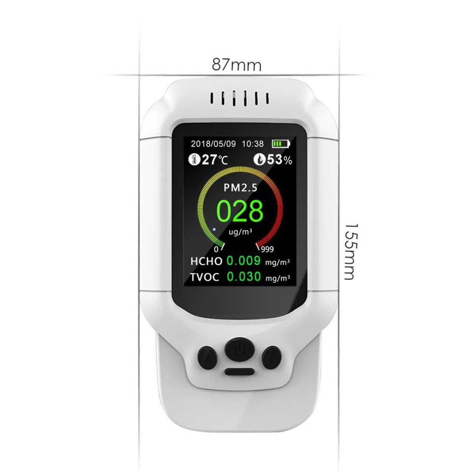 Air Quality Monitor, Formaldehyde Detector, Pm2.5 Meter, Sensor, Tester; Tvoc Detection product image
