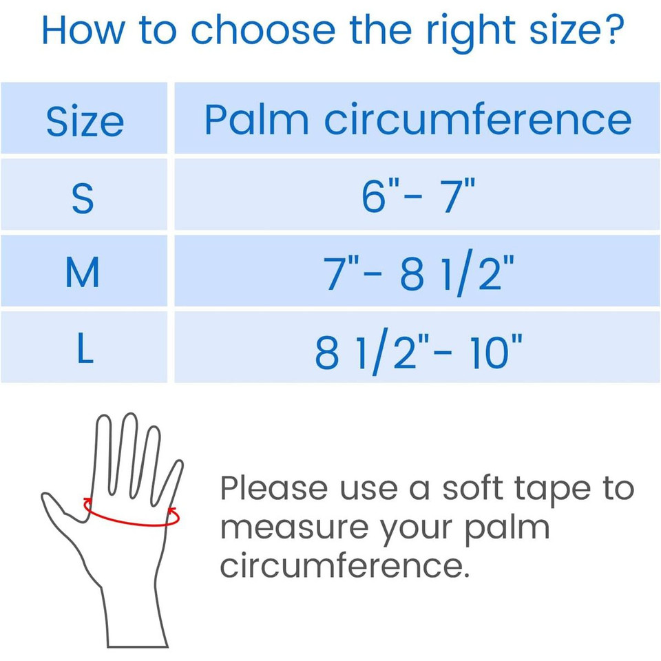 Thumb Support Brace - CMC Joint Stabilizer Orthosis, Splint for Women Men, Comfortable, Adjustable(The Palm Circumference 19-23 CM) Left Hand Only product image