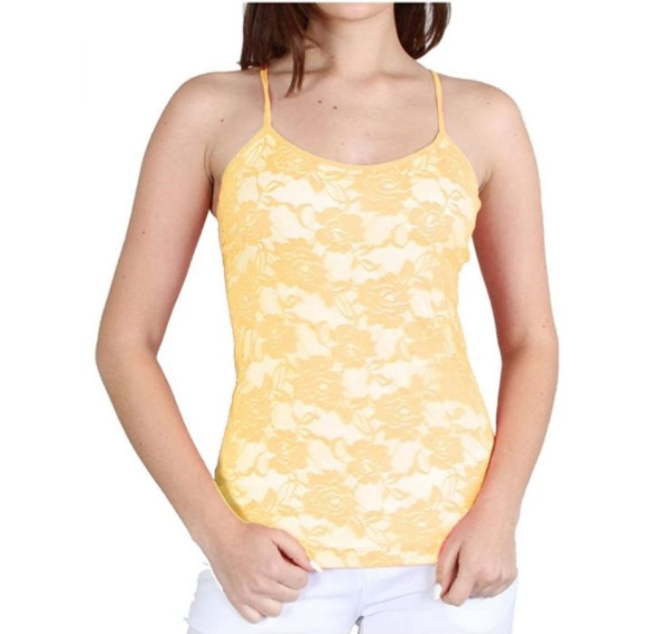 Women’s Seamless Lace Stretch Adjustable Camisole Top product image
