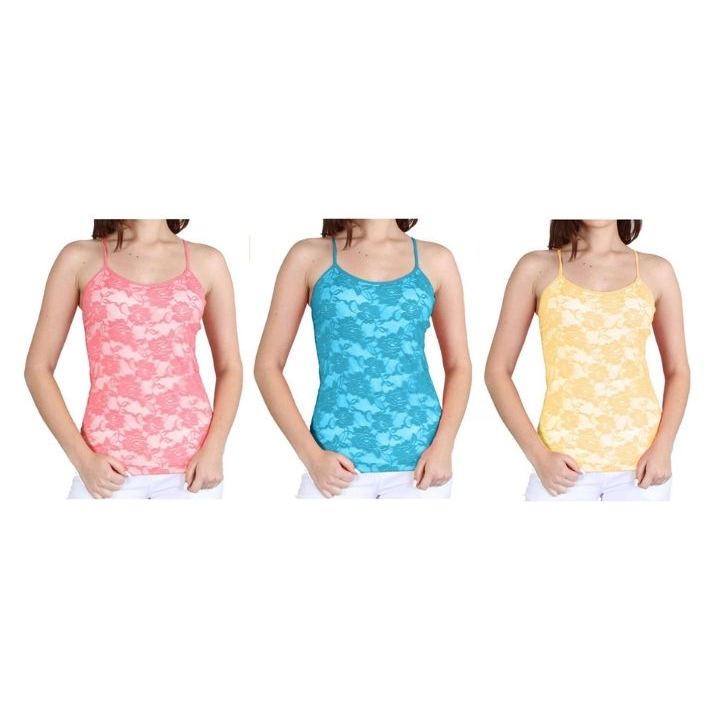 Women’s Seamless Lace Stretch Adjustable Camisole Top product image