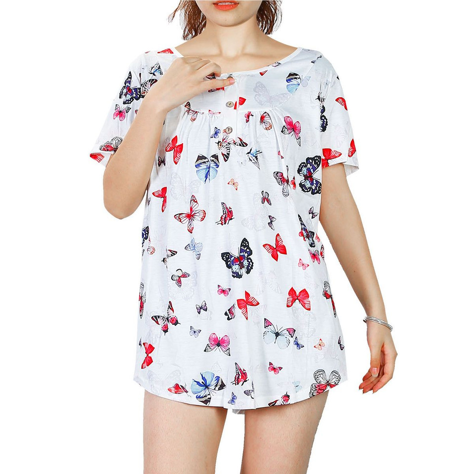 Women's Tie-Dye Floral Shirt product image