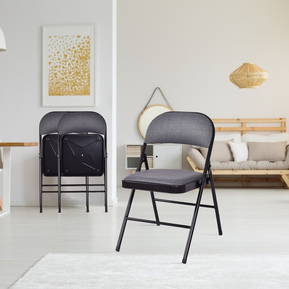 Upholstered Folding Chairs (Set of 2) product image