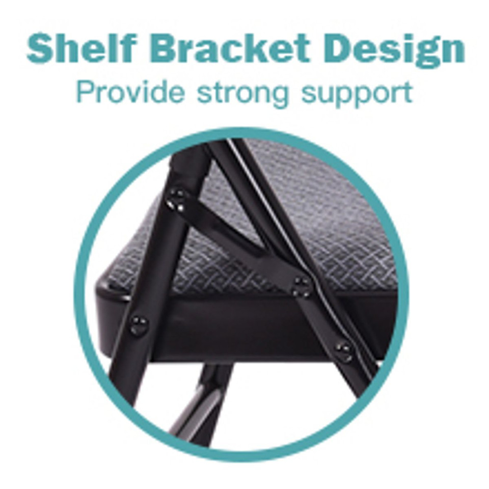 Upholstered Folding Chairs (Set of 2) product image
