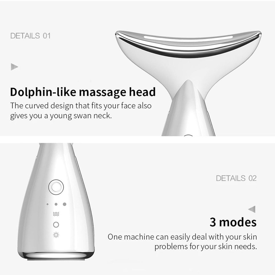 Neck Firming Wrinkle Removal Tool, Chin Reducer Tool, Skin Rejuvenation Beauty Massager for Skin Care, Improve, Firm, Tighten and Smooth product image