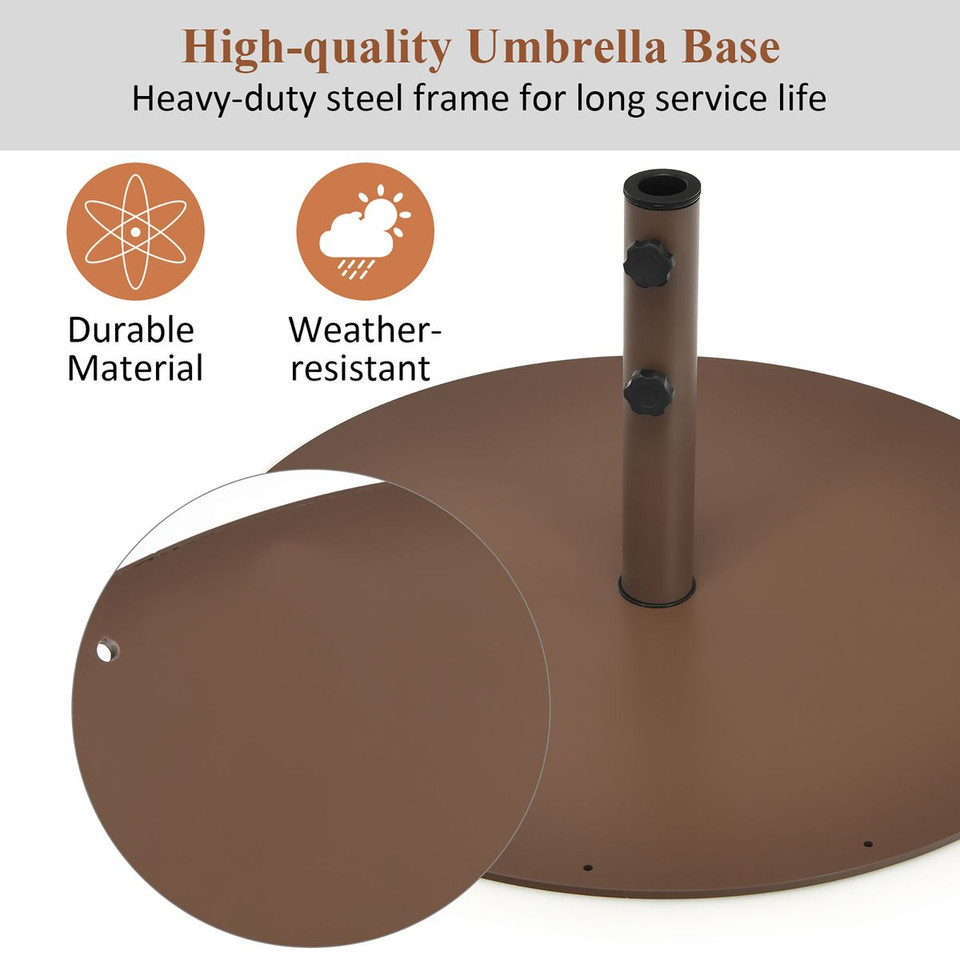 29.5-Inch Outdoor Steel Umbrella Base Stand product image